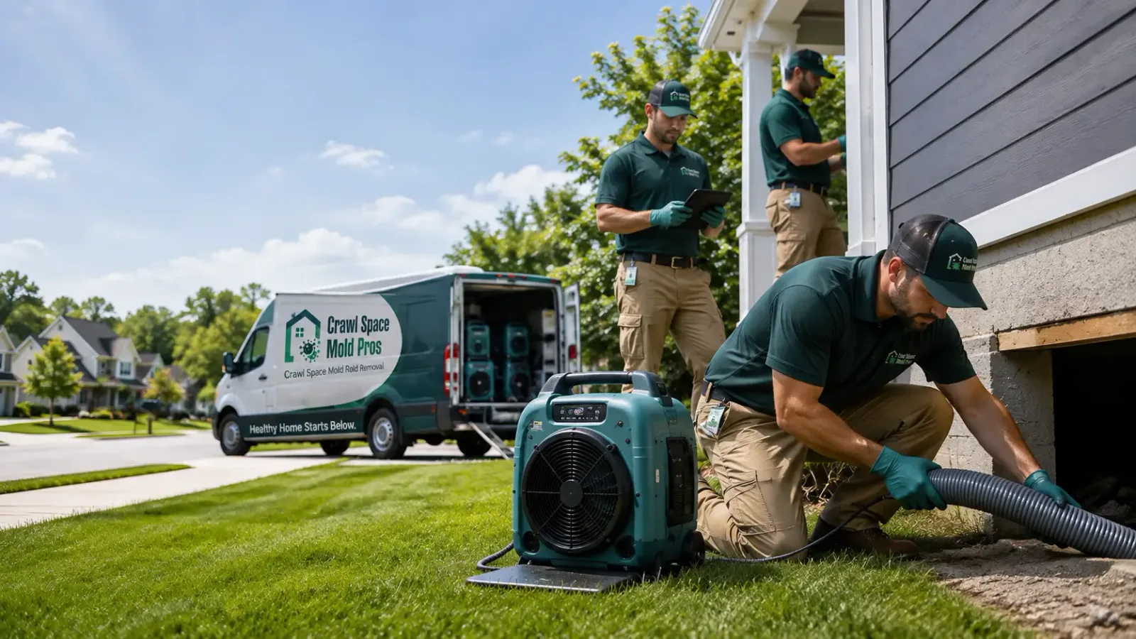 Crawl Space Mold Removal in Floriston, CA